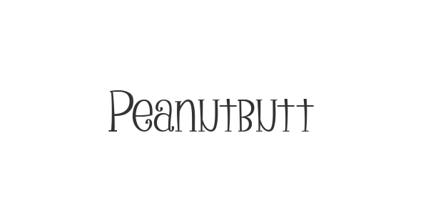 Peanutbutter Smoothies font thumb